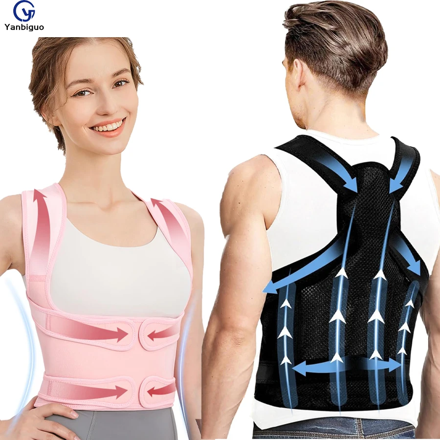 Posture Corrector/ Adjustable Upper Back Brace,Shoulder Straightener Support Pain Relief -Scoliosis Back Brace Posture Corrector