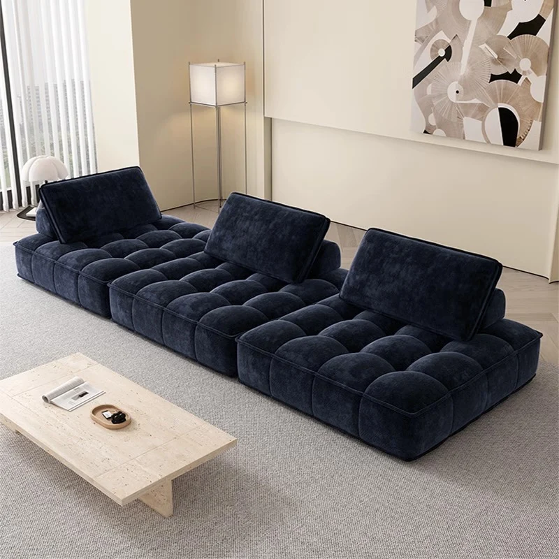 Removable and washable fabric square sofa