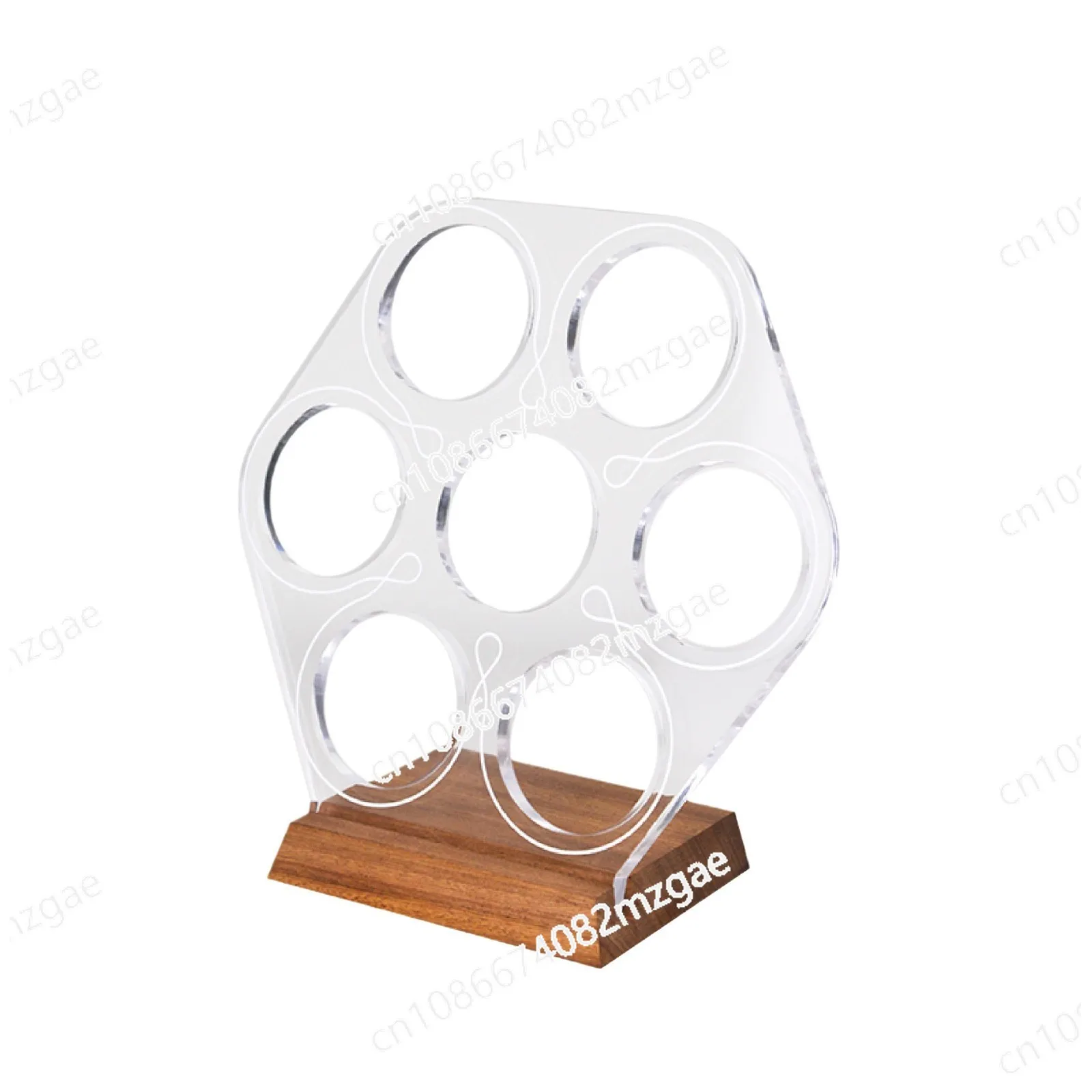 

Italian coffee 58 handle powder bowl storage rack, acrylic coffee powder bowl display rack