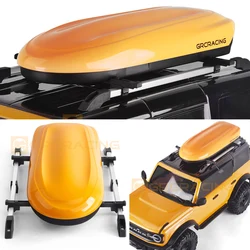 Classic Roof Box Universal Luggage Rack for 1/10 RC Crawler Car Traxxas TRX4 Defender Bronco AXIAL SCX10 RC4WD DIY Upgrade Parts