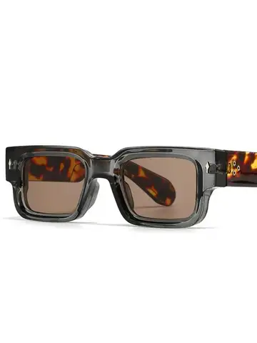 Nouveau Vintage petites lunettes de soleil carrées pour femmes hommes mode rétro bord épais cadre de luxe mâle lunettes de soleil nuances UV400 lunettes