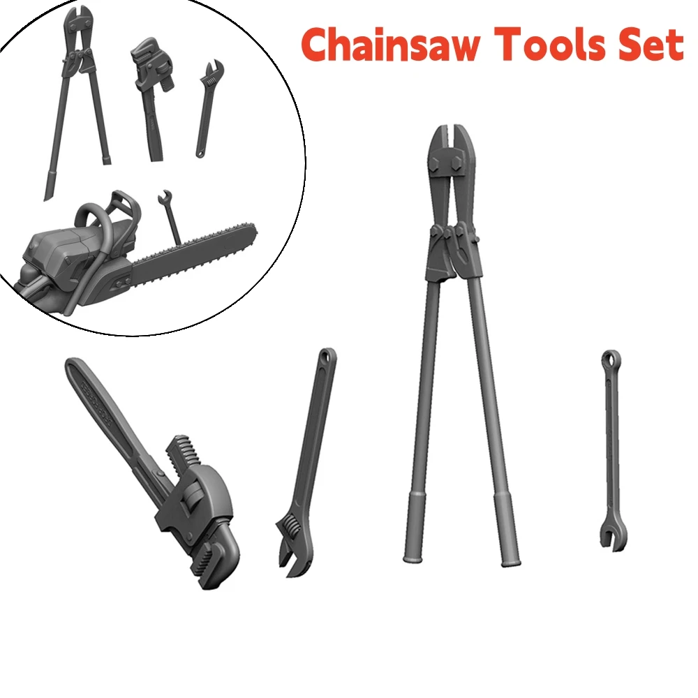 

1/35 Chainsaw Tools Set LIANG-S001 Chain Saw Wrench Civilian Tool Kit