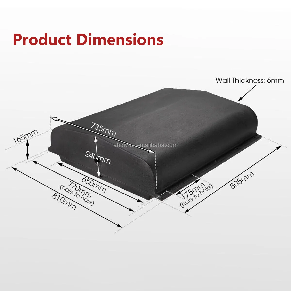 Factory Price 120L Clean Water Tank For Camper Van Caravan With Food-grade PE Material view 5