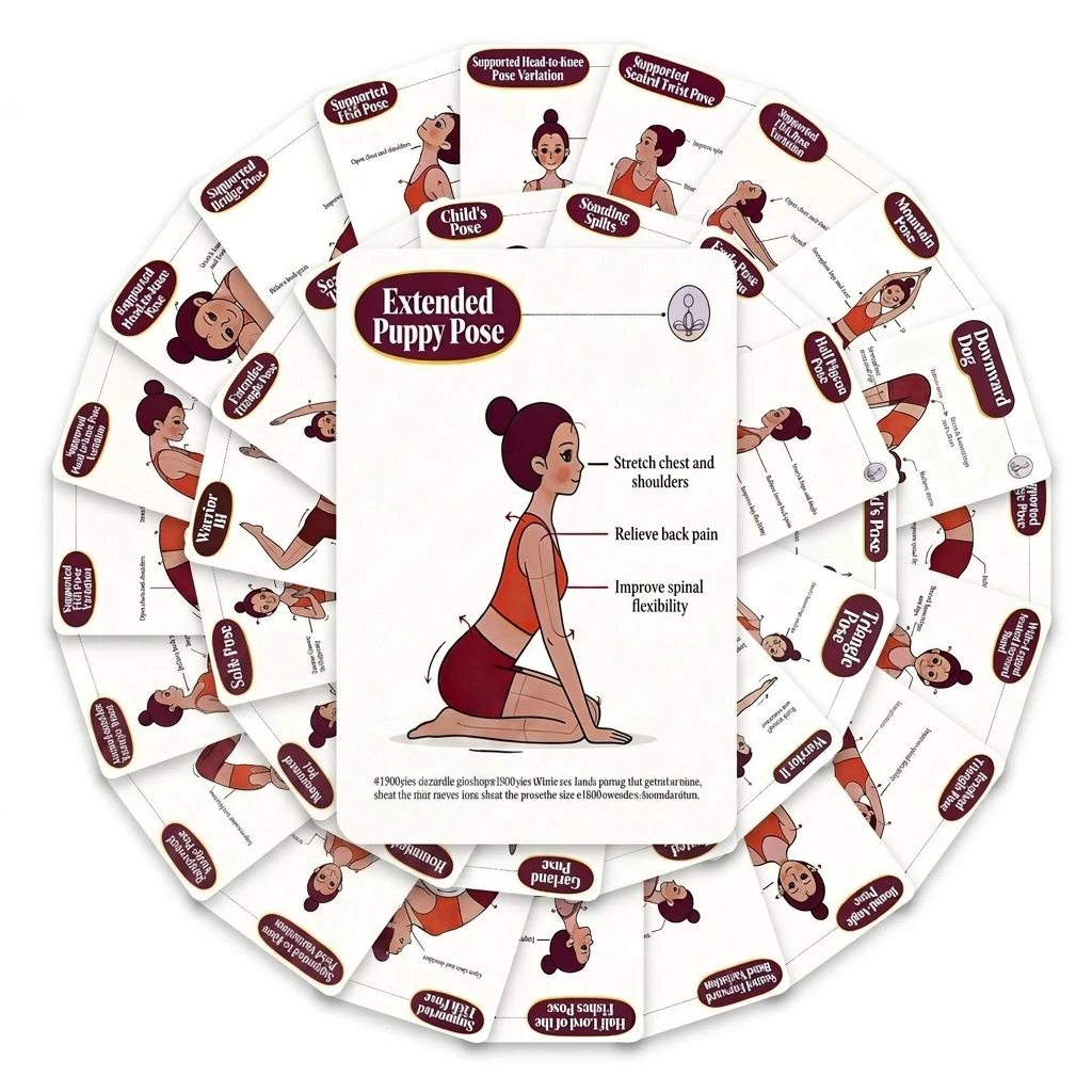 Draagbare yoga-positiekaarten, - Home Gym Guide recensie en prijs