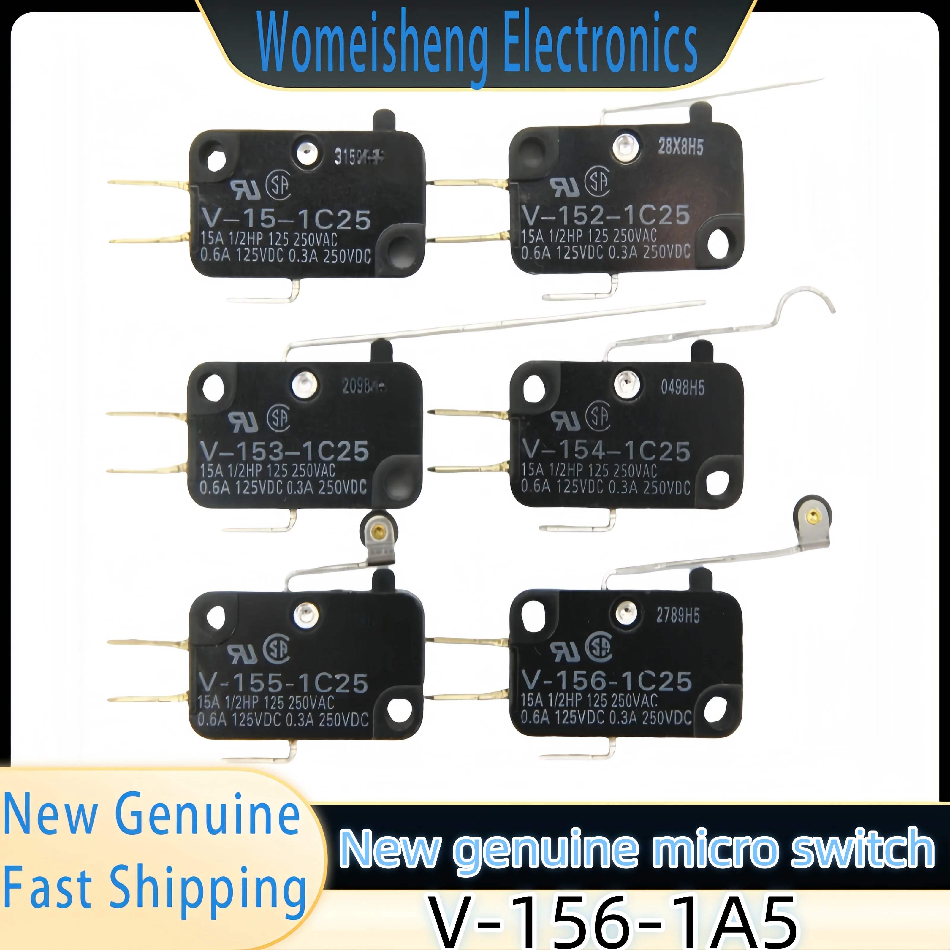 

New Genuine V-156-1A5 Micro Switch 1PCS