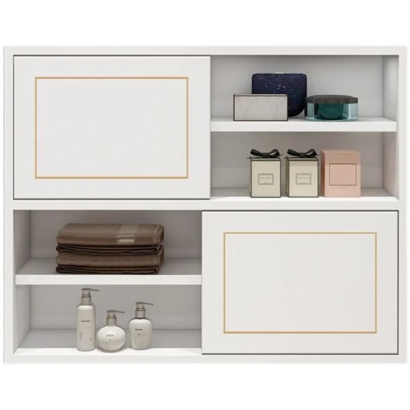 

Водонепроницаемый туалетный шкаф для ванной комнаты, туалетный шкаф для хранения, боковой шкаф для хранения из массива дерева