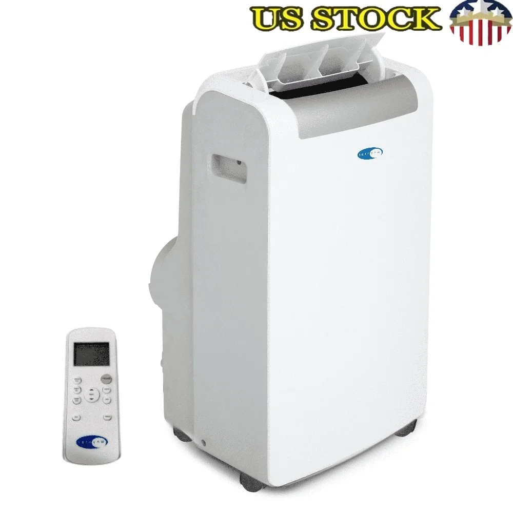 

Портативный кондиционер 14000 БТЕ 10300 SACC с дистанционным управлением, 3-скоростной осушитель, вентилятор, 500 кв. футов, комнаты