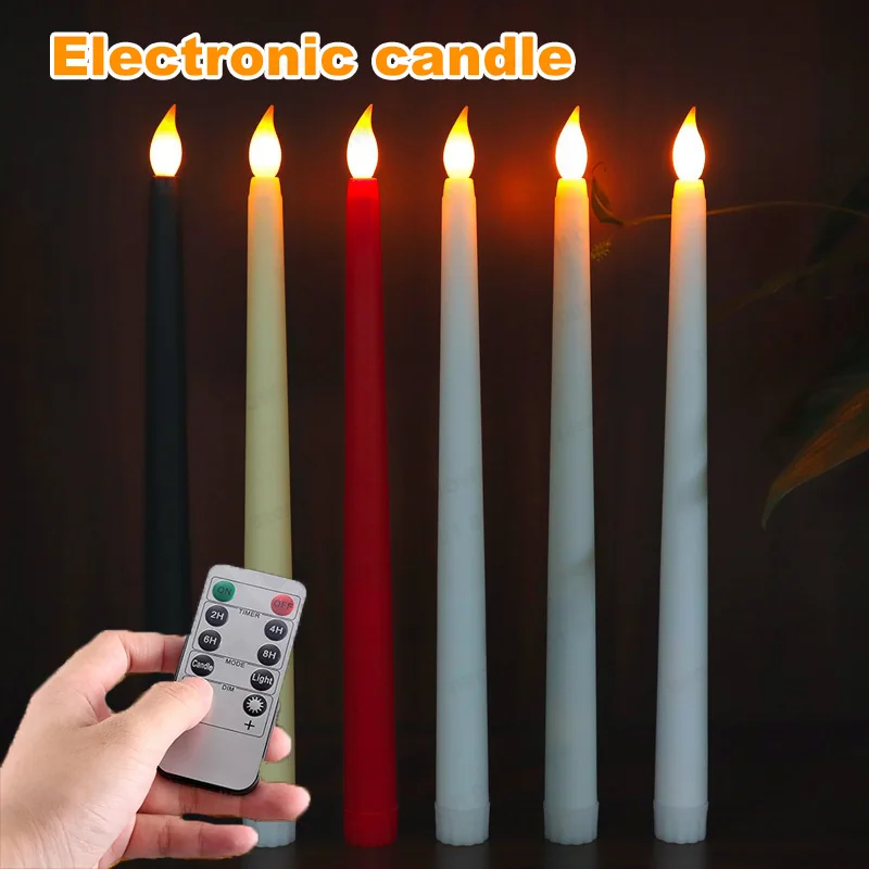 

LED Candle Lights Flameless Electronic Tealight Battery Powered Lamps Home Wedding Party Lighting Decoration Accessories