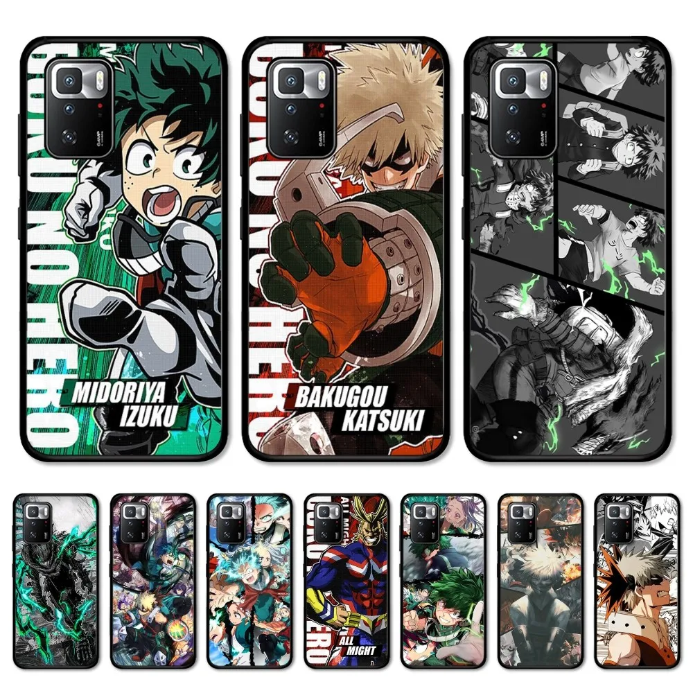 

My Hero Academia Phone Case For Redmi Note 4 X 5 A 6 7 8 T 9 9S 10 11 11S 11Epro Poco M3 pro