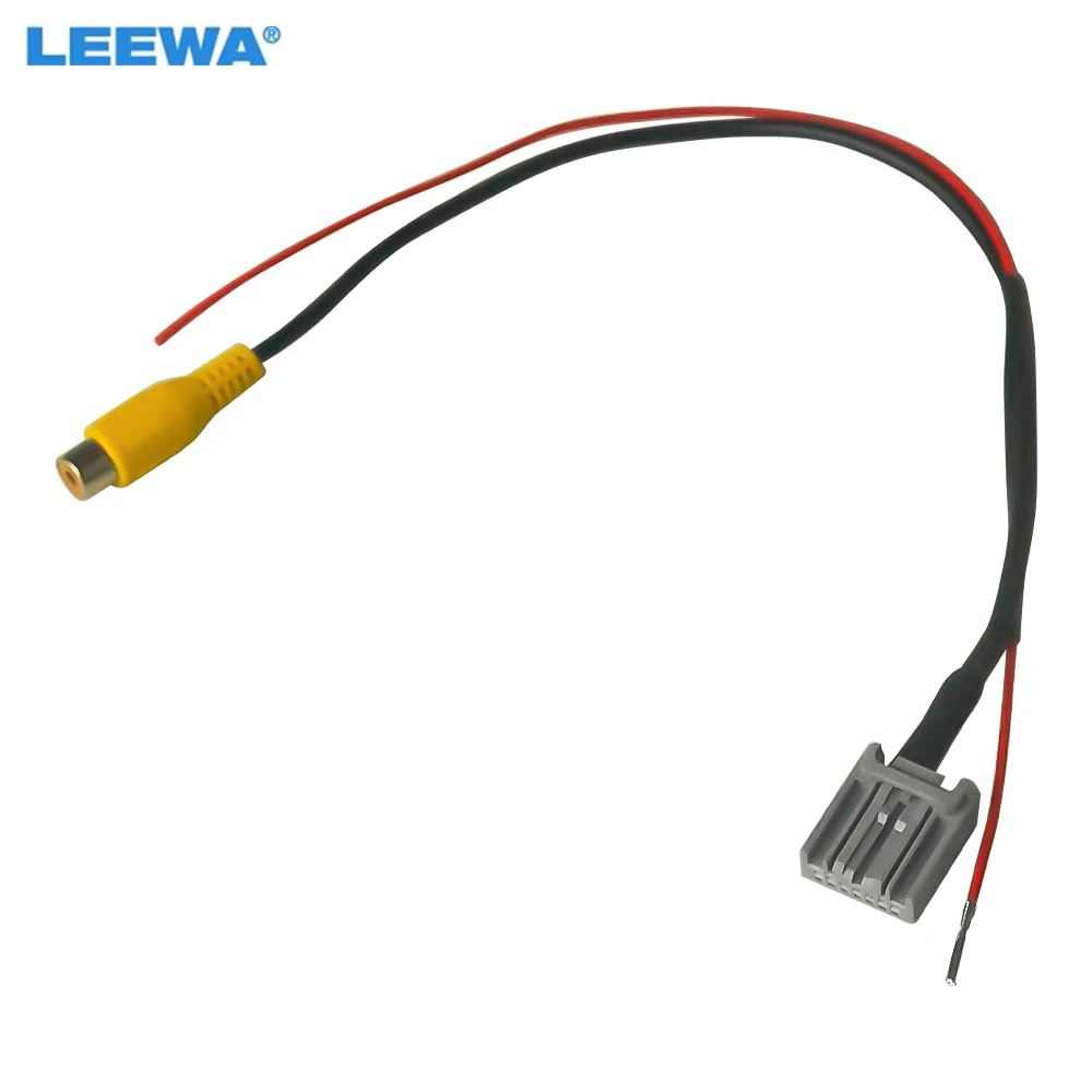 LEEWA Car Reverse Camera Input Cable For Honda Civic (Mk9)/CR-V (Mk3) With Original Navigation Extended Function