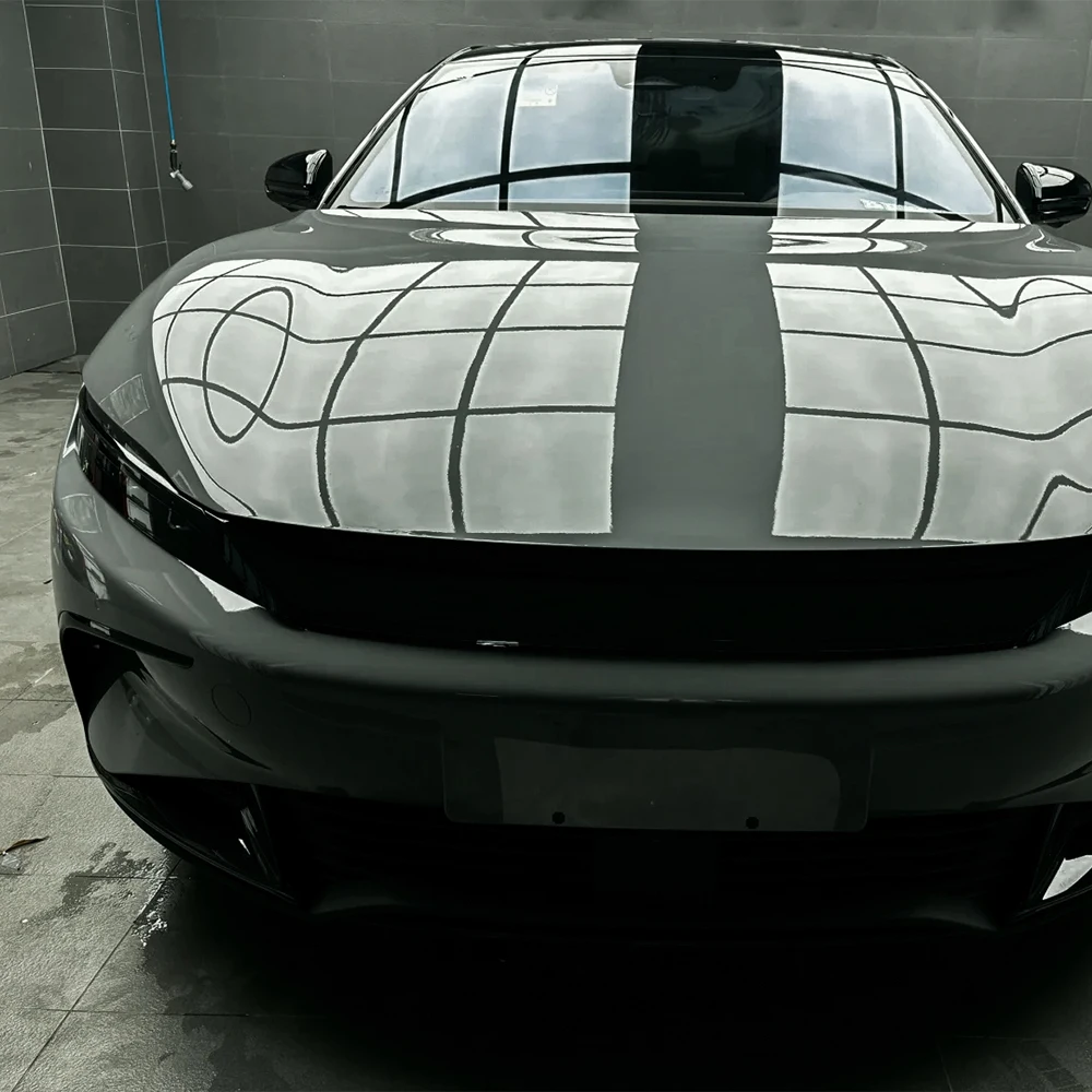 

Ультра глянцевая наклейка Nardo Grey, клейкая виниловая пленка, пленка для изменения цвета, пленка без пузырьков, автомобильные аксессуары, интерьер, экстерьер