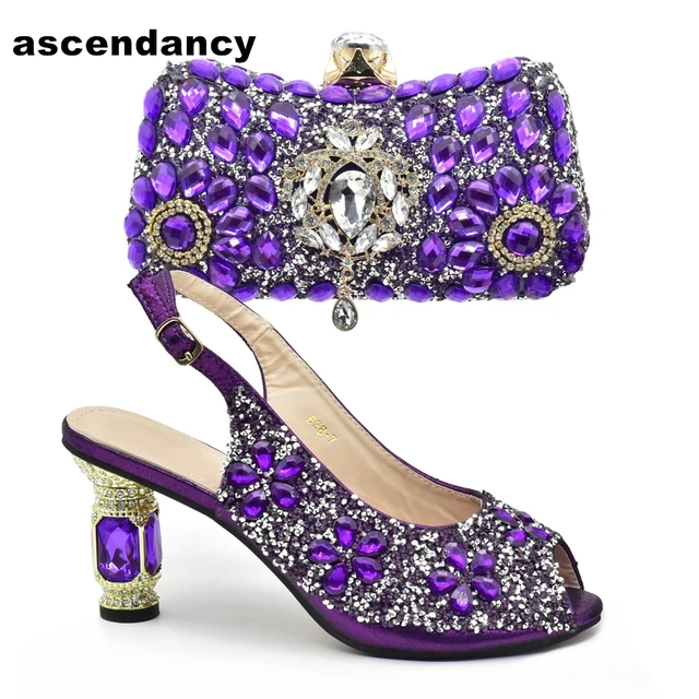 Purple and gold shoes womens hot sale
