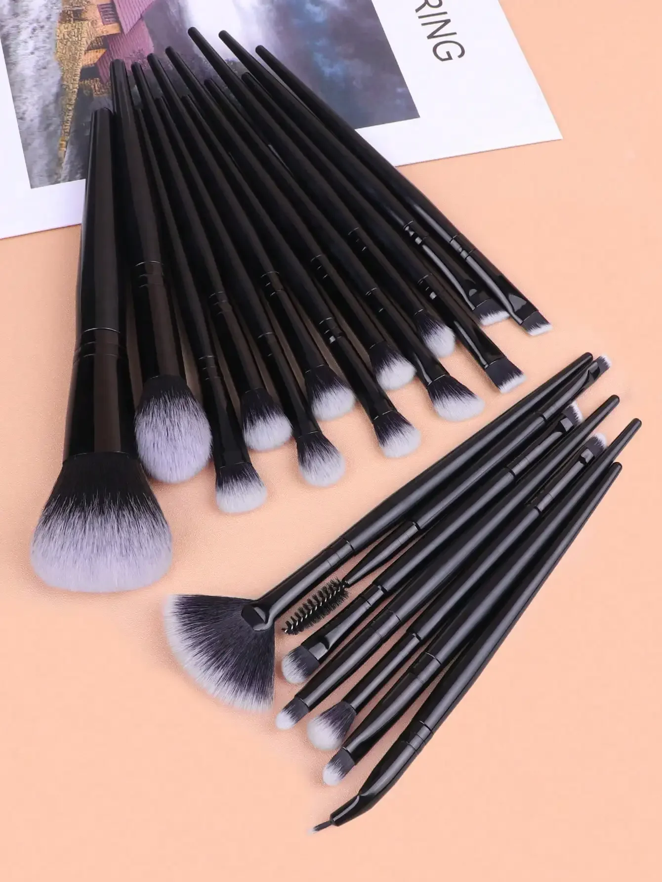 

20pcs Beginner Makeup Brush Set, Eye Shadow, Lip, Powder, Face Mask, Foundation Brushes, Portable, Non-Caked, Super Fine,Brush Set,Makeup Brush Kit,Make Up Brush Set,Make Up Set Complete,Makeup Brush Set,Complete Makeup Kit