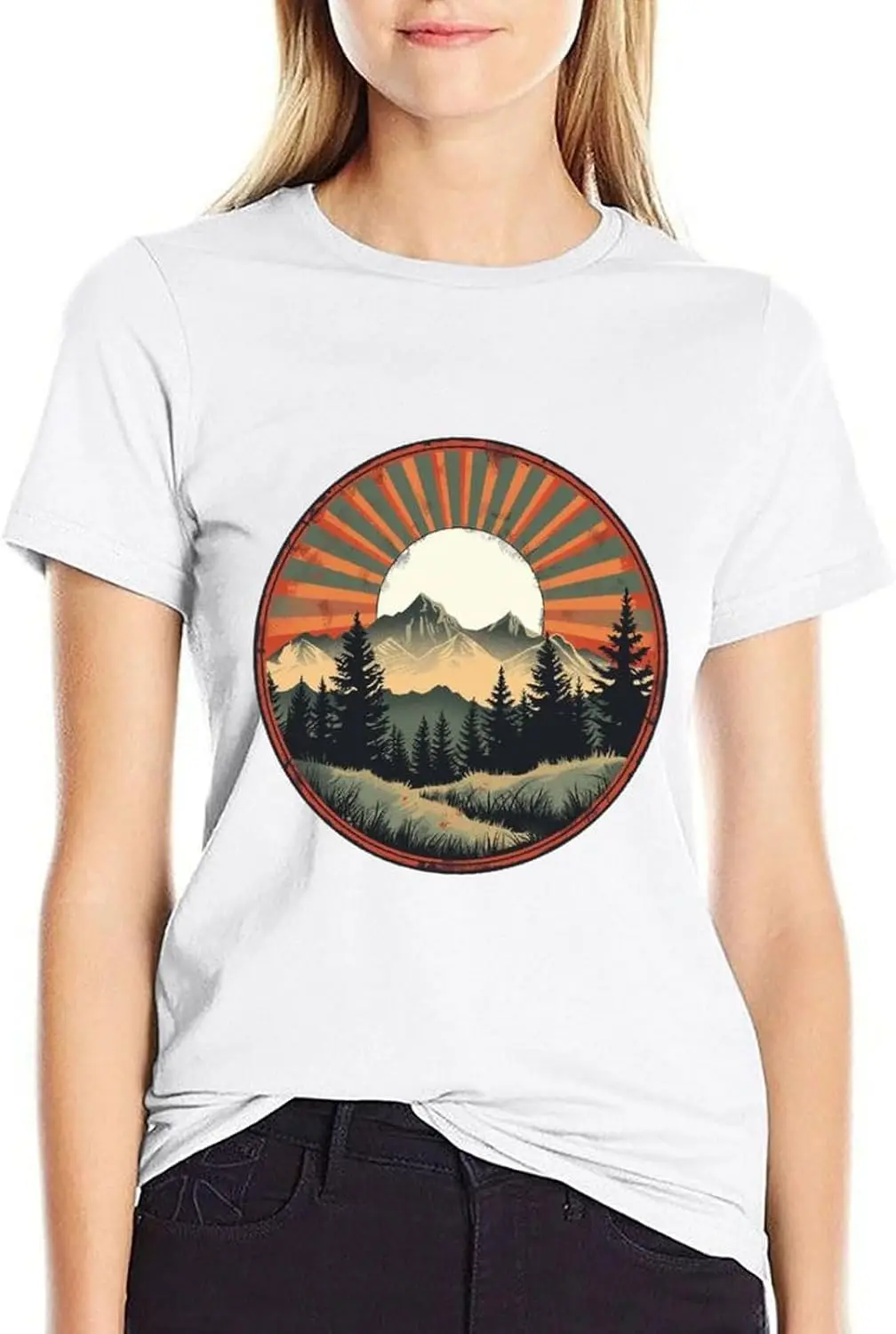 

Новая женская футболка больших размеров с принтом, повседневная свободная модная футболка с коротким рукавом, мягкая, удобная и дышащая, для спорта на открытом воздухе