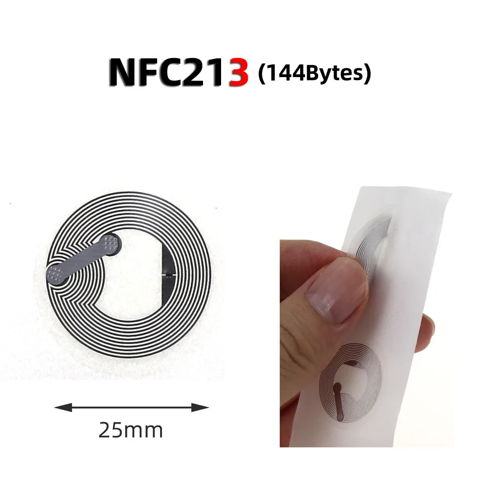 10/20 piezas etiquetas NFC Ntag213 Ntag215 Ntag216 pegatina NFC transparente NTAG 213 215 216 etiquetas adhesivas RFID NFC etiqueta adhesiva para