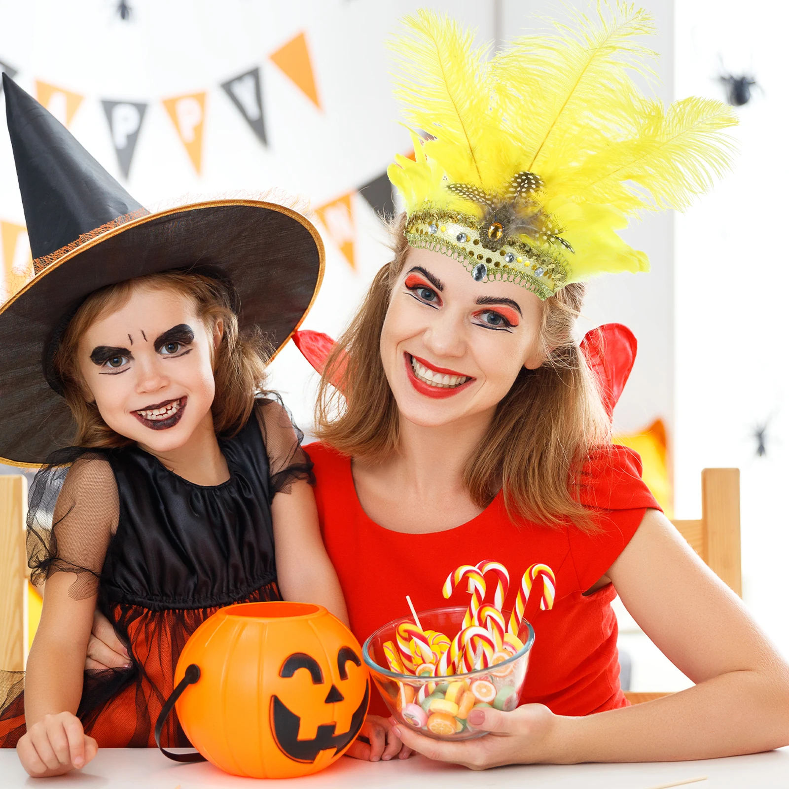 

Carnival Party Fascinator Headpiece Decorative Headband for Women Stage Performance Long Lasting Fascinator Headpiece