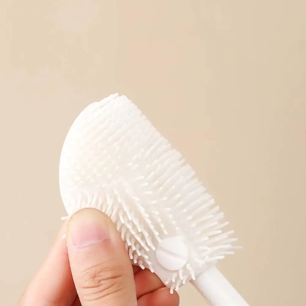 Without Blind Side Soft Head Bottle Brush Silicone Pacifier Nipple Bottle Cleaning Brush Soft Head Water Bottle Cleaner
