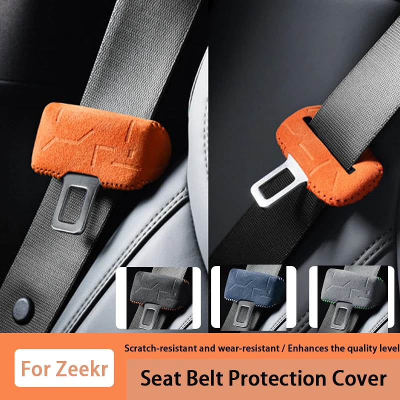 

For ZEEKR 001 007 009 ZEEKR X 7X 9X Car Seat Belt Buckle Protective Cover Safety Belt Collision Prevention Car Modification