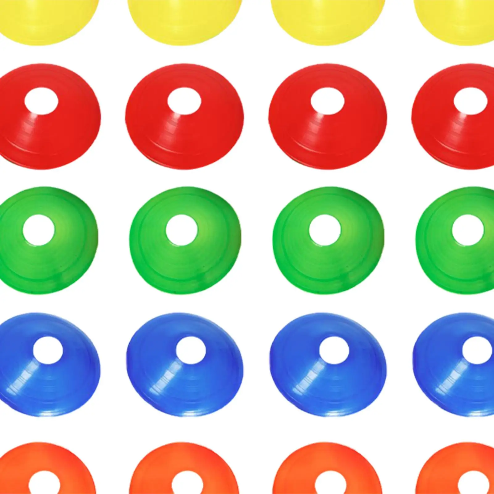 50개/세트 축구 콘 가든 경량 어린이 용품 축구장 마킹