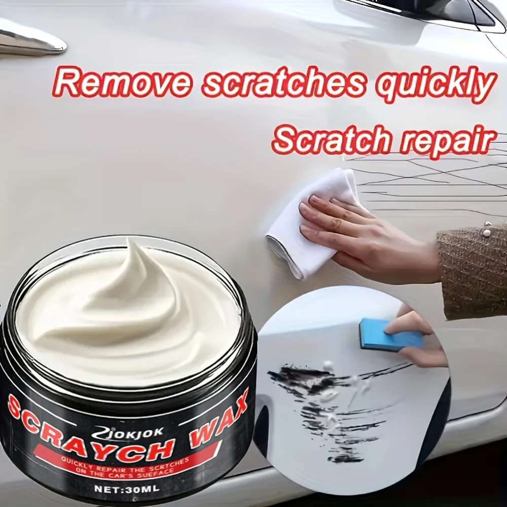 JOKJOK All-in-One Scratch Remover for - Quick Repair Paint Polish Wax & Scratch Removal Cream, Formula for Scratches, Car Polish