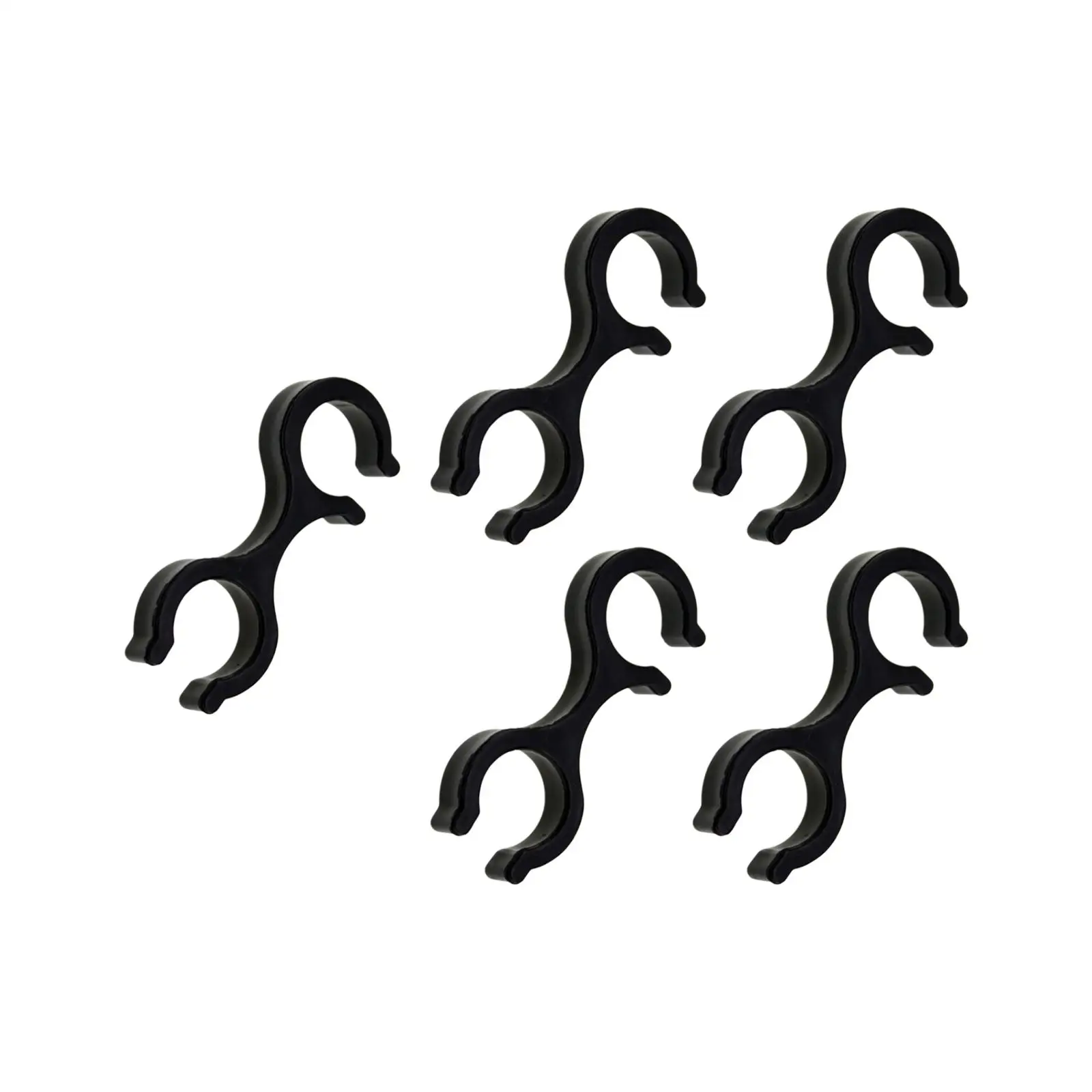 Five Piece Hiking Stick Connecting Buckle Plastic Gear Replacement for Mountain Climbing Outdoor Equipment