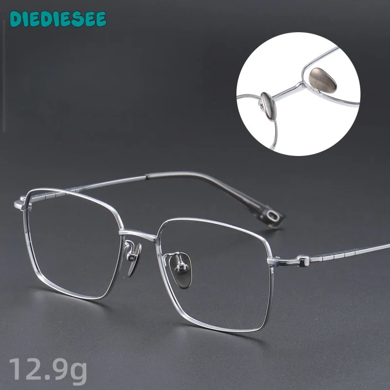 

Men's High-quality Pure Titanium Frame Ultra Light Anti Blue Light Large Frame Optical Prescription Glasses Holder 80908