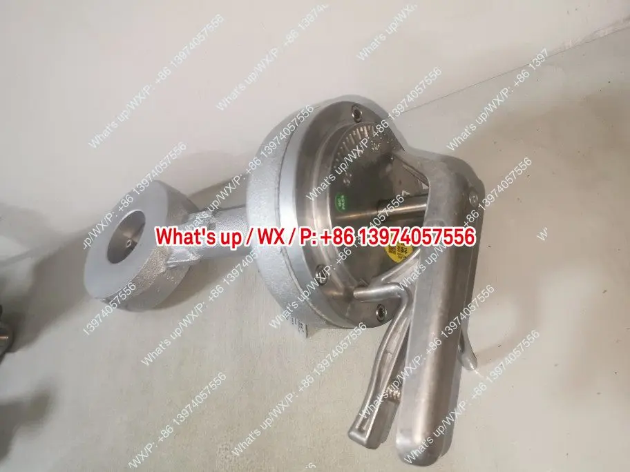 Pulse damper manual cast iron butterfly valve HBT65, RZT-50SD, with graduated extended handle K-65ZB