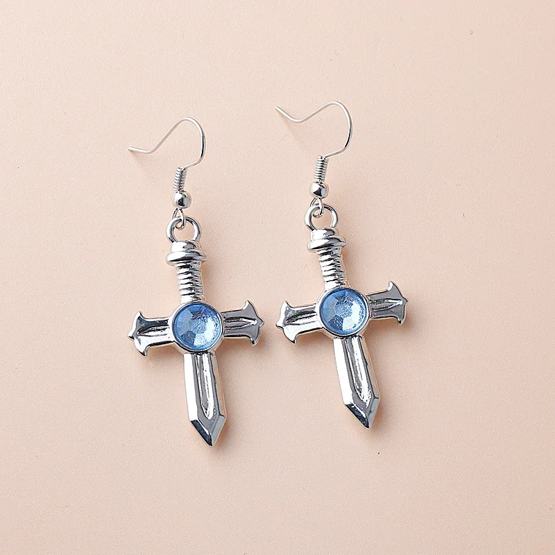 Hot Fairy Tail Cross collane pendenti Anime Cosplay Custome collana girocollo in metallo donna uomo gioielli Collier Femme