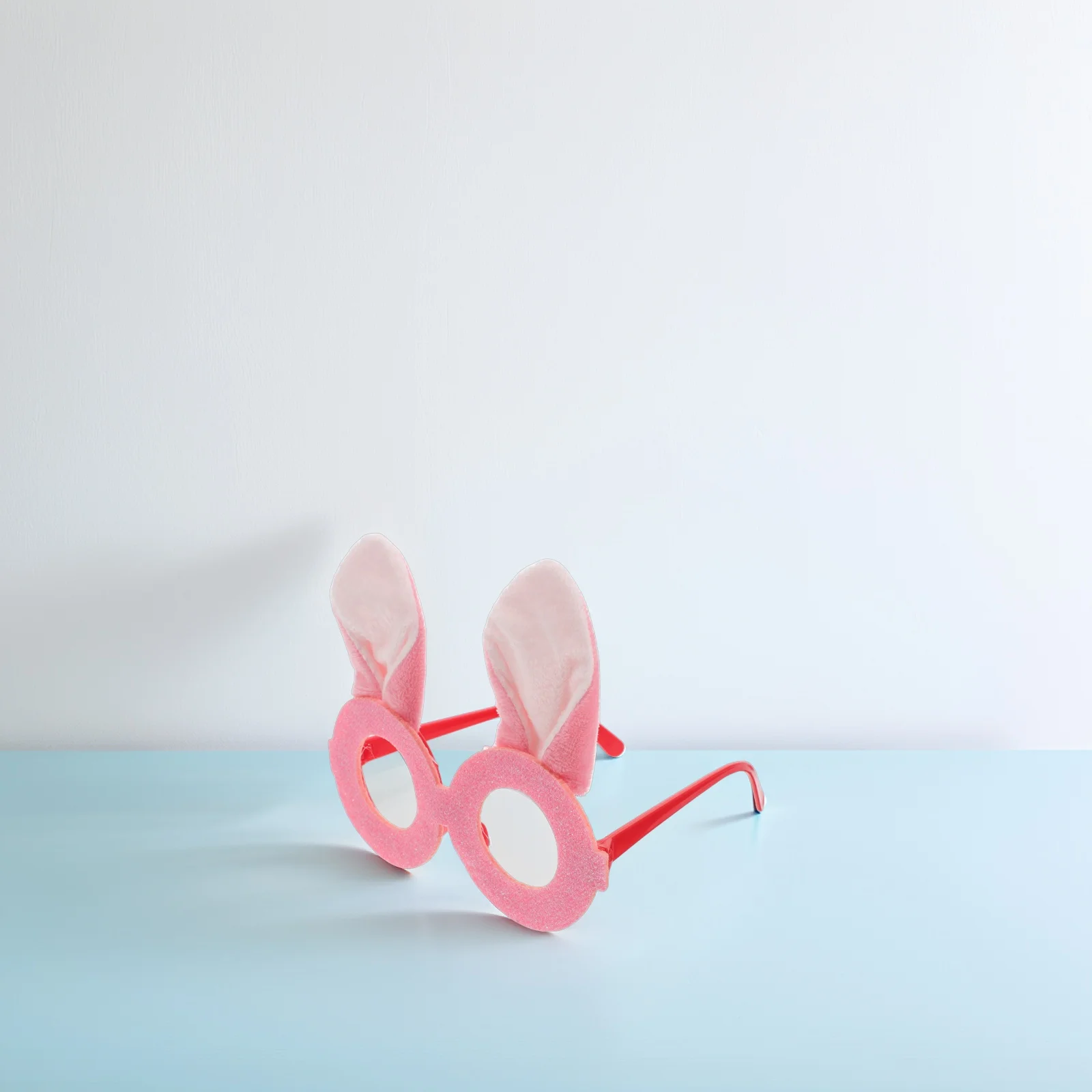 

Pink Glitter Easter Bunny Glasses Frame Rabbit Ear Eyeglasses Easter Photo Booth Props Party Bunny Ears Glasses Frame