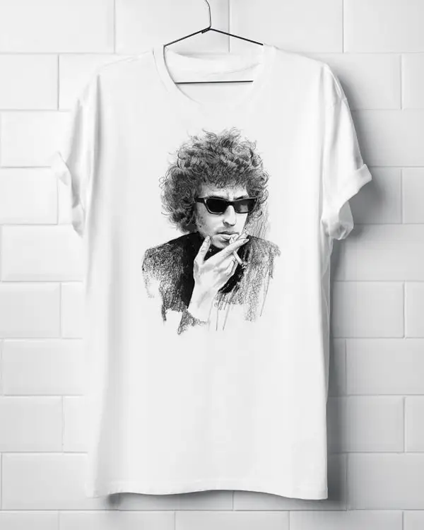 Bob Dylan T Shirt UNISEX classic rock vintage hipster stylish gift for Djs music streetwear poet Camiseta