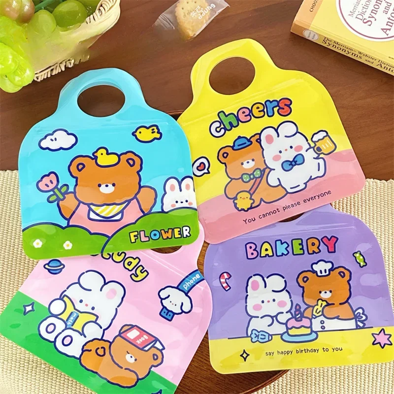 Cute Sealed Pocket Cartoon Candy Handheld Storage Bag Party Sealed Bag Children Gifts Packing Bag Festival Party Supplies