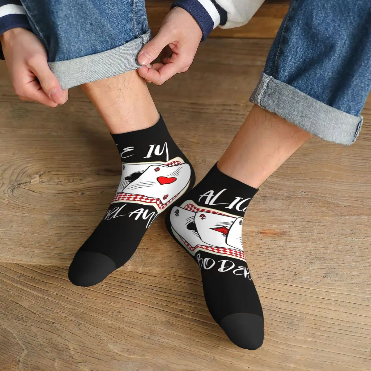 

ALICE IN BORDERLAND Socks Harajuku High Quality Stockings All Season Socks Accessories for Man's Woman's Christmas Gifts