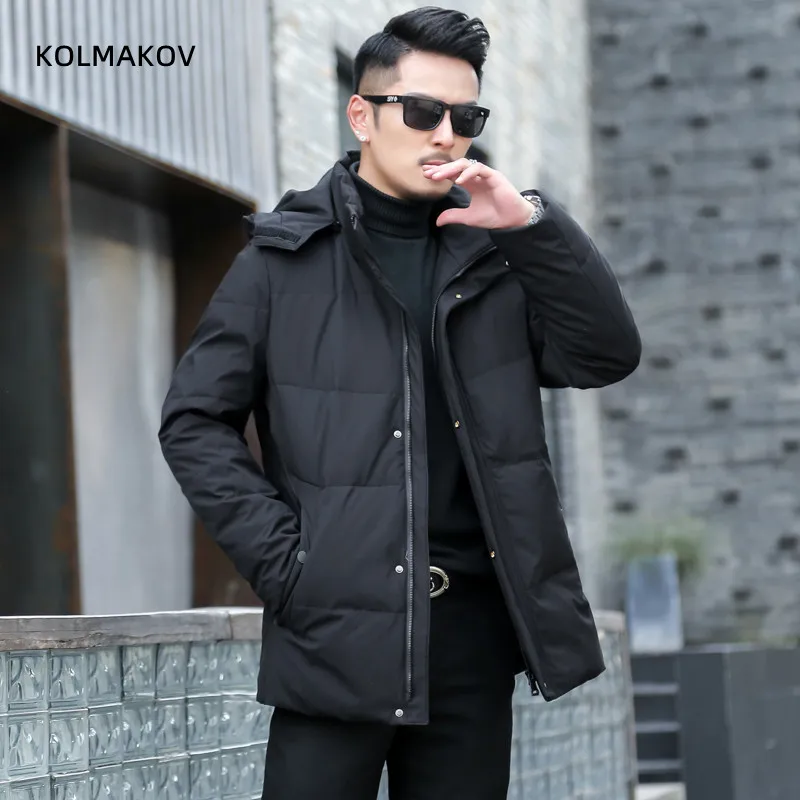 

2022 winter Men's 90% White Duck Down coat fashion keep warm Winter Down Jackets men Winter Coat Men Casual thicken Jacket YR107