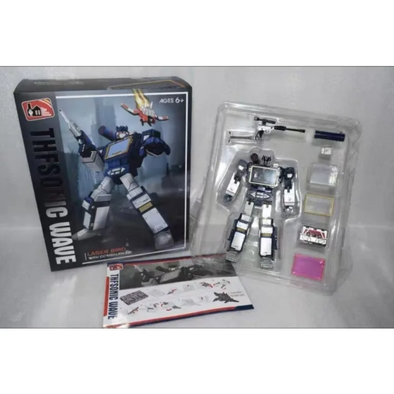 Transformation MasterPiece THF-01J THF01J Soundwave with One Tape Walkman KO MP13 Alloy G1 Action Anime Figure Robot Toys Robot