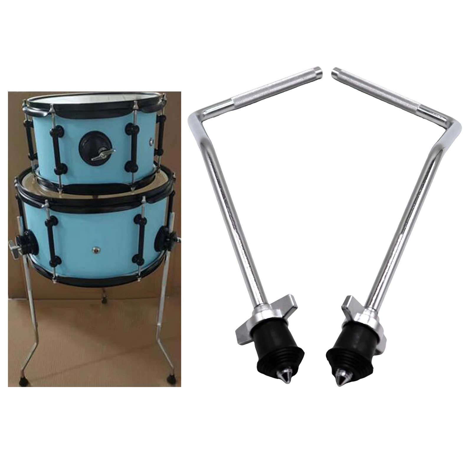 Floor Tom Legs Drum Stand Adjuster Tom Feetdrum Set for Percussion Instrument Parts Durable Tom Feetdrum Set Adjuster Drum Stand