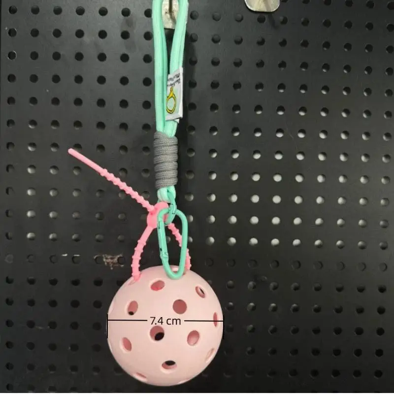Mini-Pickleball-Schlüsselanhänger, kreativer Anhänger, langlebige Dekoration für Autoschlüssel, Rucksack, Sammlerstück für Pickleball-Fans, Geschenk. – Detail 1