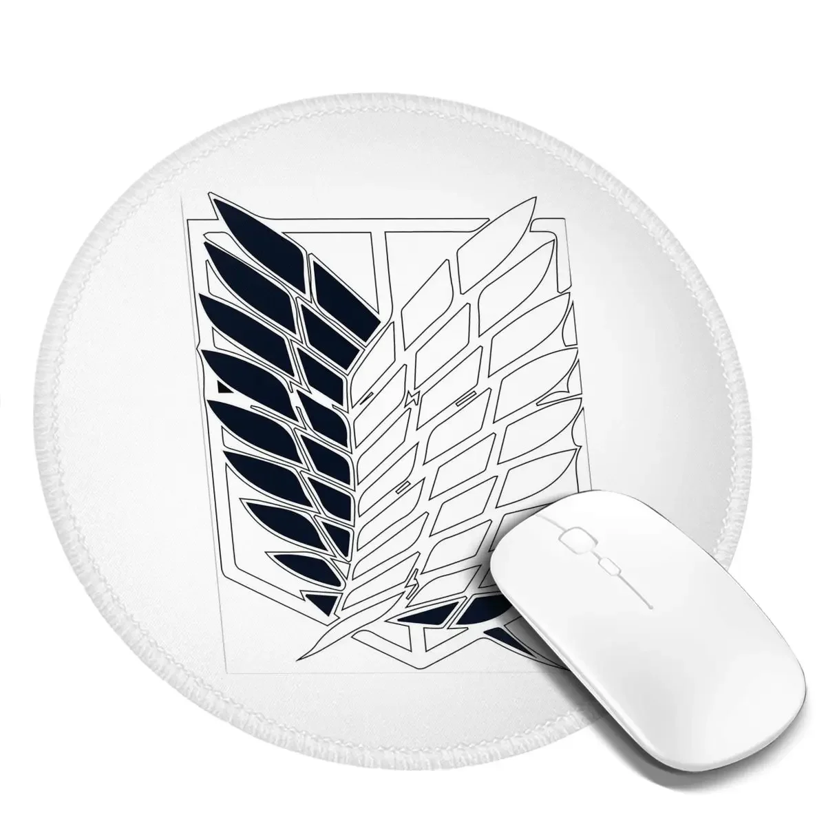 Attack On Titan Round Mouse Pad Computer Keyboard Mouse Mat Gamer Laptop Desk Mat Office Table Mats