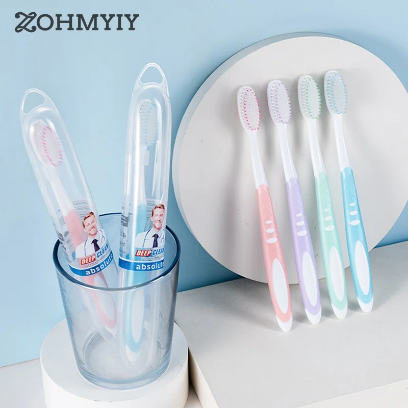 

1PC Ultra-fine Soft Toothbrush Million Nano Bristle Adult Tooth Brush Teeth Deep Cleaning Portable Travel Dental Care Brush