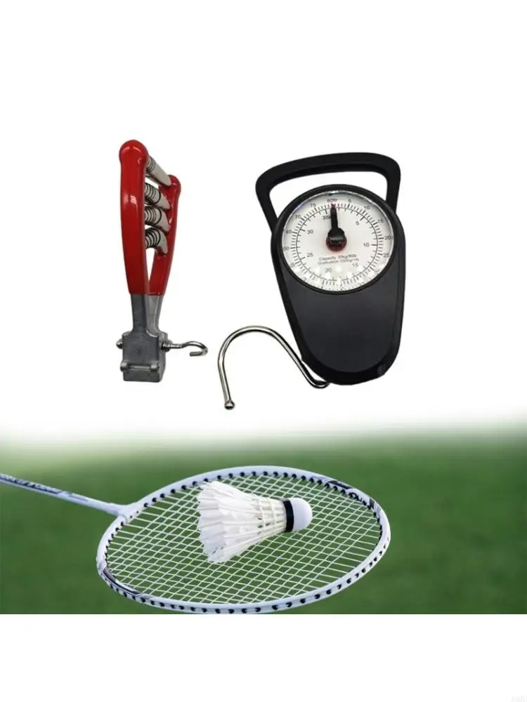 manual-badminton-stringing-tool-set-with-spring-scale-holding-head-and-metal-hook-for-home-care-daily-restringing-club