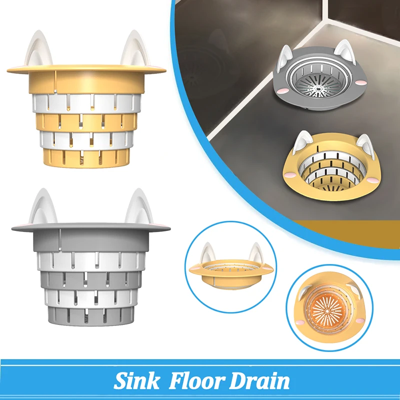 

Kitchen Sink Drain Strainer Stretchable Floor Drain Hole Strainer Bathroom Wash Basin Hair Catcher Filter Collector Drain Fittin