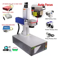 JPT MOPA M7 Laser Marking Machine EU-Raycus Metal Gold ，Genuine JCZ control card,EZCAD2,100W,60W,50W,NO-TAX，Air-cooled