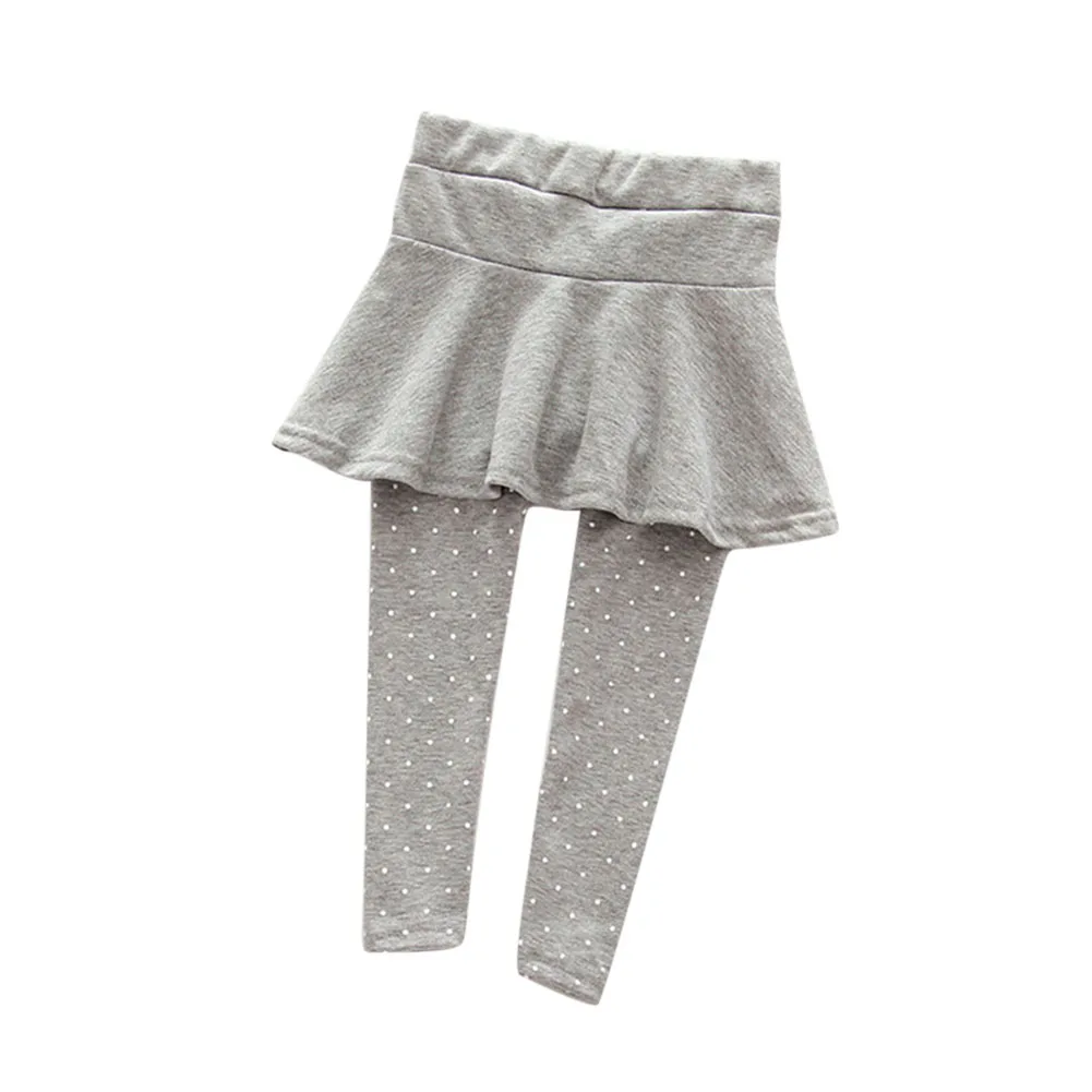 Baby Girl Leggings Girls Skirt-Pants Cake Skirt Legging Spring Autumn Toddler Kids Pants Fake Two Piece Trousers ChildrenClothes