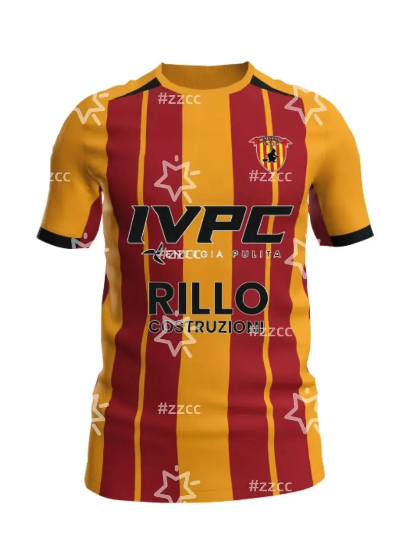 AliExpress NONE 25-26 Benevento Calcio Home football Jersey Match Training Kit Summer Sports Men's T-Shirt Kid's Tee Woman cycling jersey ﻿
