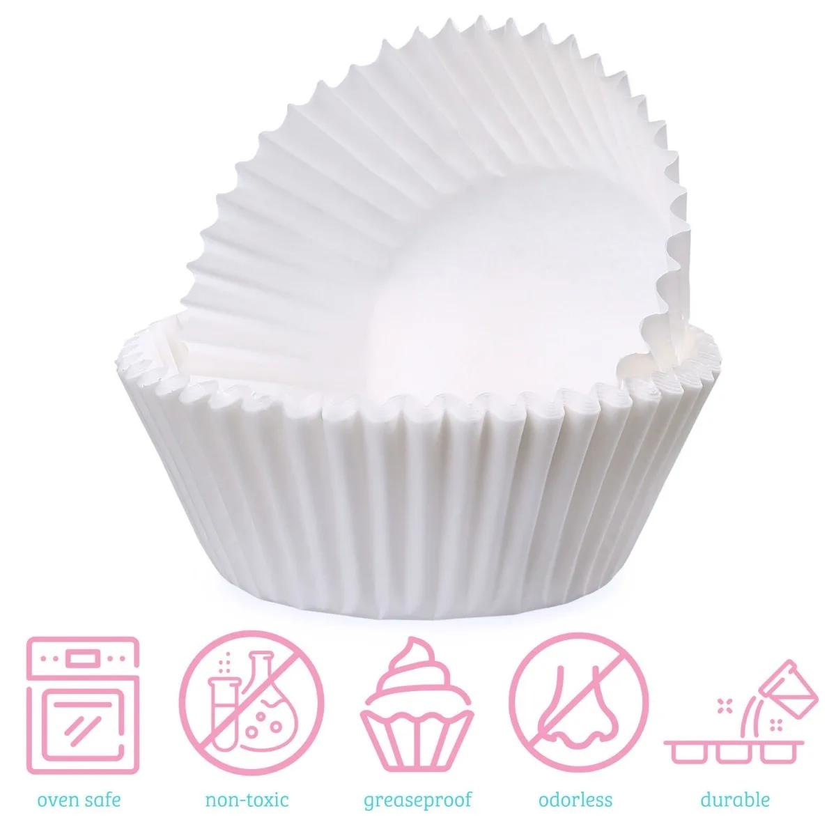 100PC Paper Cupcake Liner Holders Bake Muffin Dessert Baking Chocolate Cups Mold