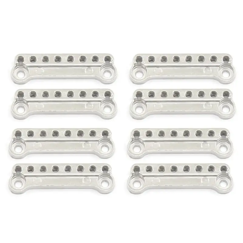 FBIL-8Pc Metal Adjustable Shock Absorber Bracket Extender Seat For MN D90 MN-90 MN99S RC Car Upgrade Parts Accessories,B