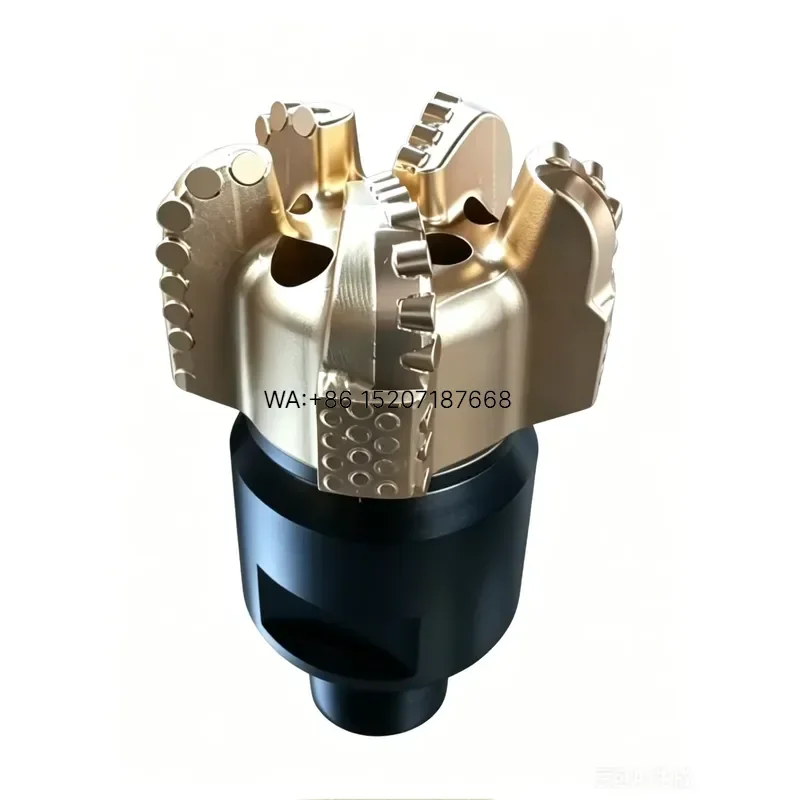 Wmwmnu 12 1/4 Inch PDC Full Face Drag Bit Polycrystalline Diamond Cutters Casting Multi Blade Design for Oil Gas Water Well