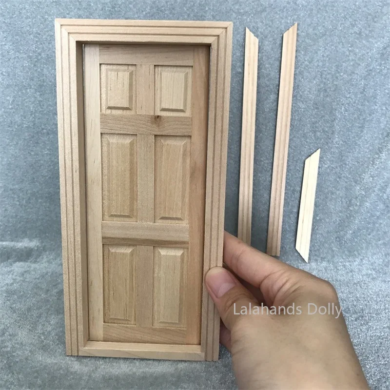 1:12DIY Dollhouse Craft Boutique Mini zestaw drzwi do domu dla lalek salon dekoracje mebli kuchennych
