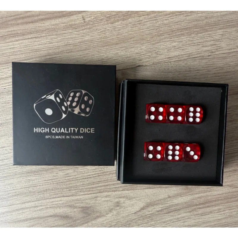 Linking Dice 2.0 By Nobuyuki Nojima - Mentalism Magic Trick for Close-Up Gambling Theme Magician Toys Illusions Tricks
