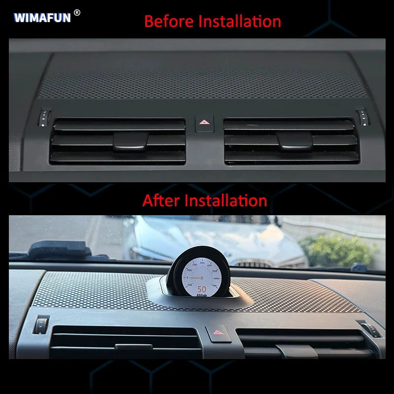 Para Range Rover Defender L663 90/110/130 2020-2025: Panel táctil de reloj centralizado para salpicadero, actualización Plug & Play con giroscopio 3