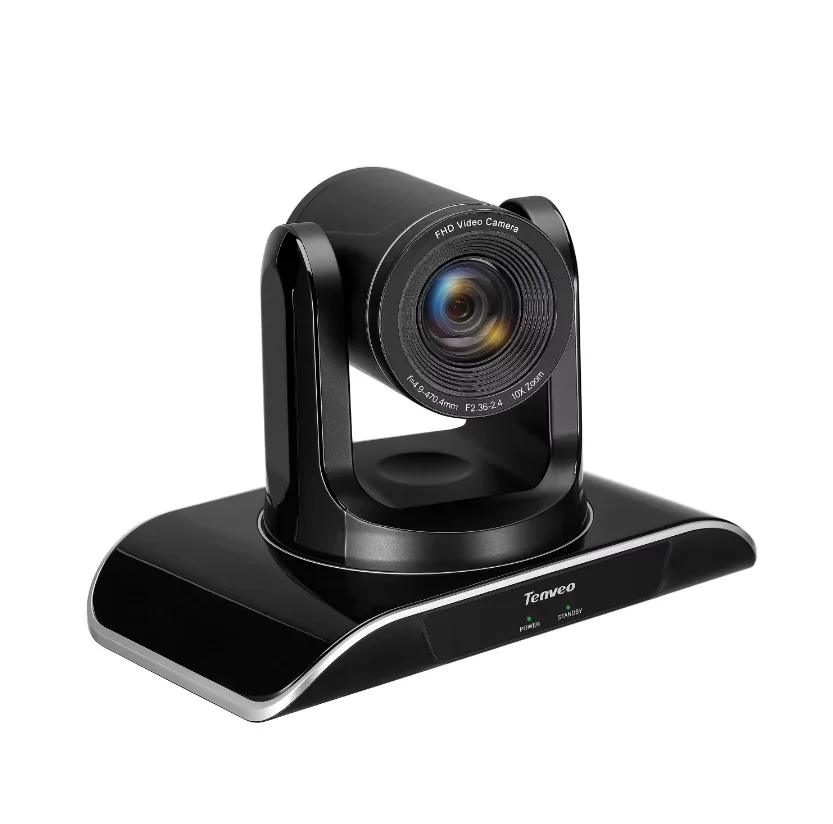 TENVEO AI Auto Tracking Camera 10x Optical Zoom 1080P 60FPS HDMI/USB3.0/RJ45 Camera With 1/2.8